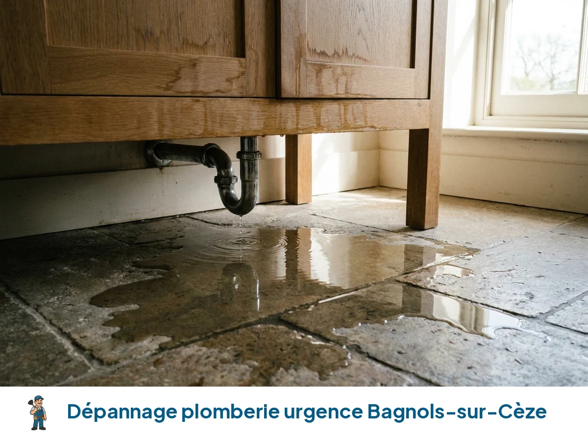 Dépannage plomberie urgence à Bagnols-sur-Cèze