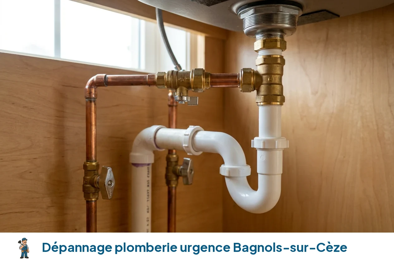 Dépannage plomberie urgence à Bagnols-sur-Cèze