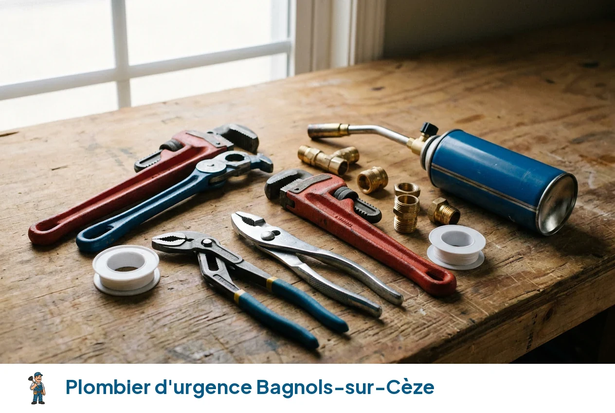 Plombier d'urgence à Bagnols-sur-Cèze