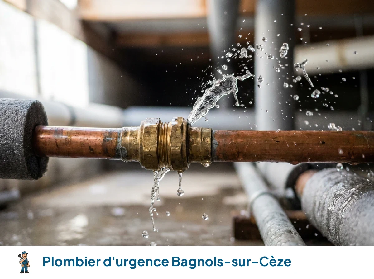 Plombier d'urgence à Bagnols-sur-Cèze