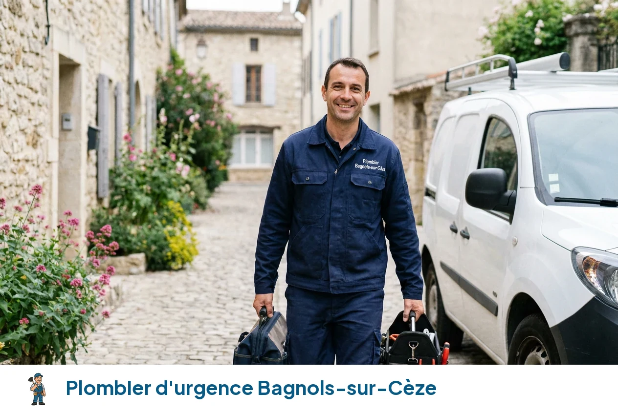 Plombier d'urgence à Bagnols-sur-Cèze