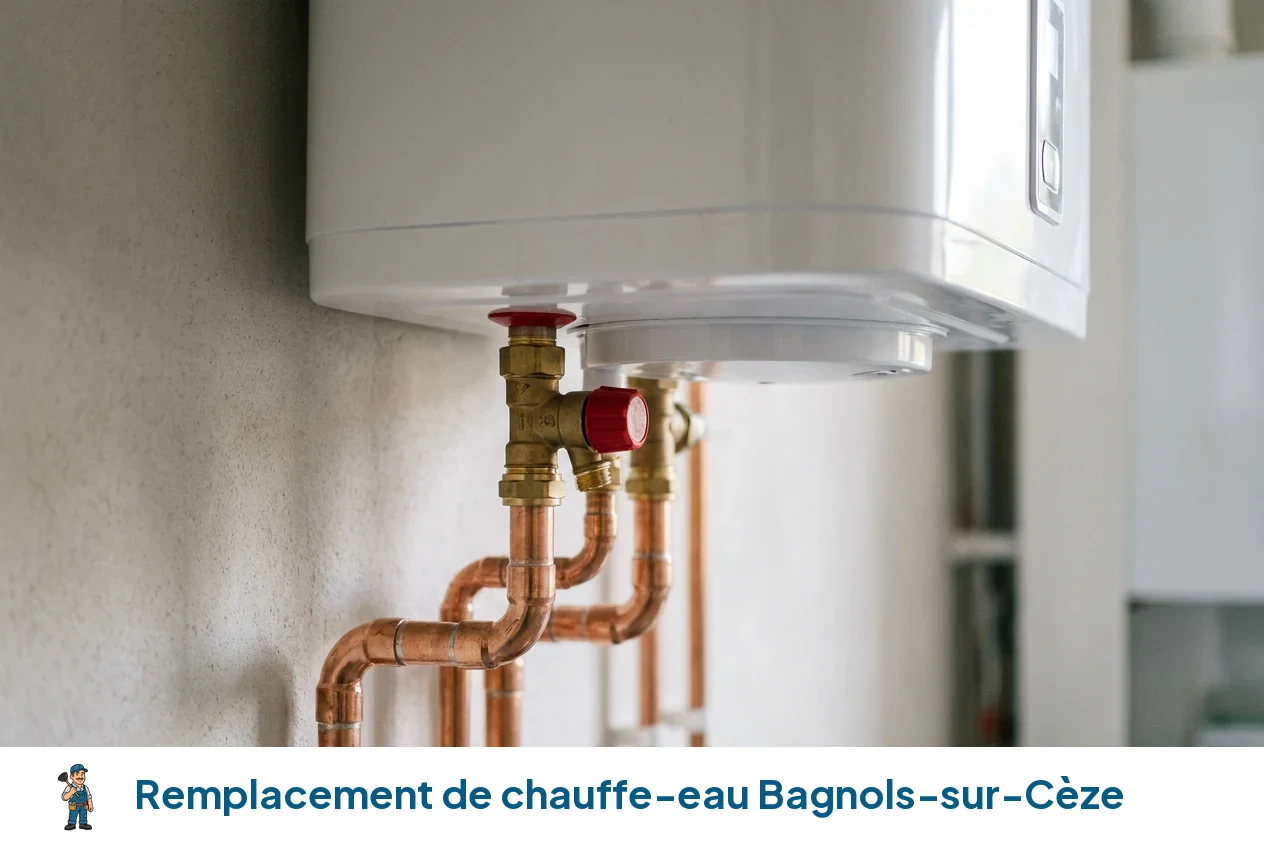 Remplacement de chauffe-eau à Bagnols-sur-Cèze
