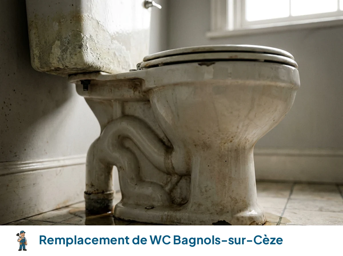 Remplacement de WC à Bagnols-sur-Cèze