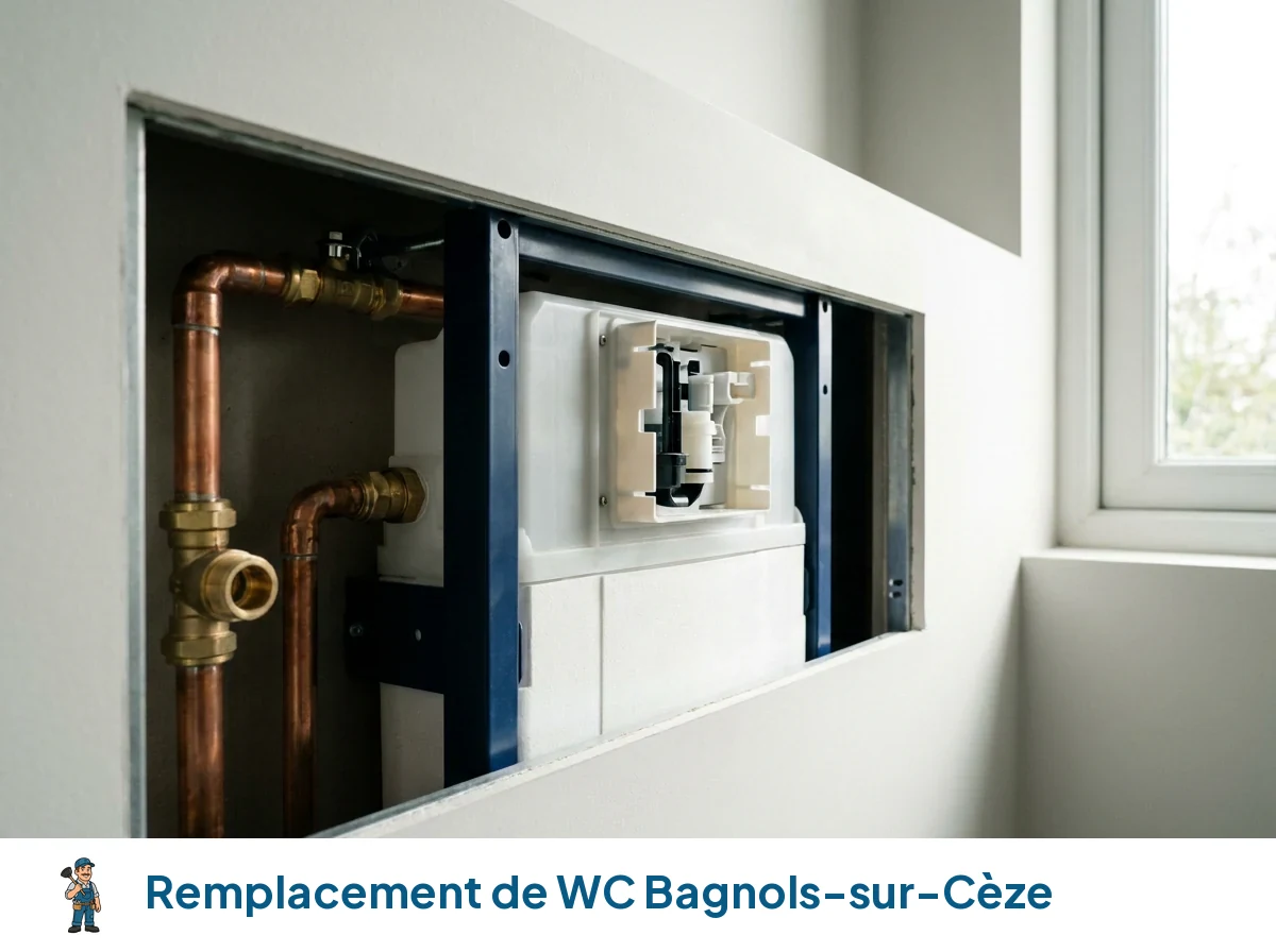 Remplacement de WC à Bagnols-sur-Cèze