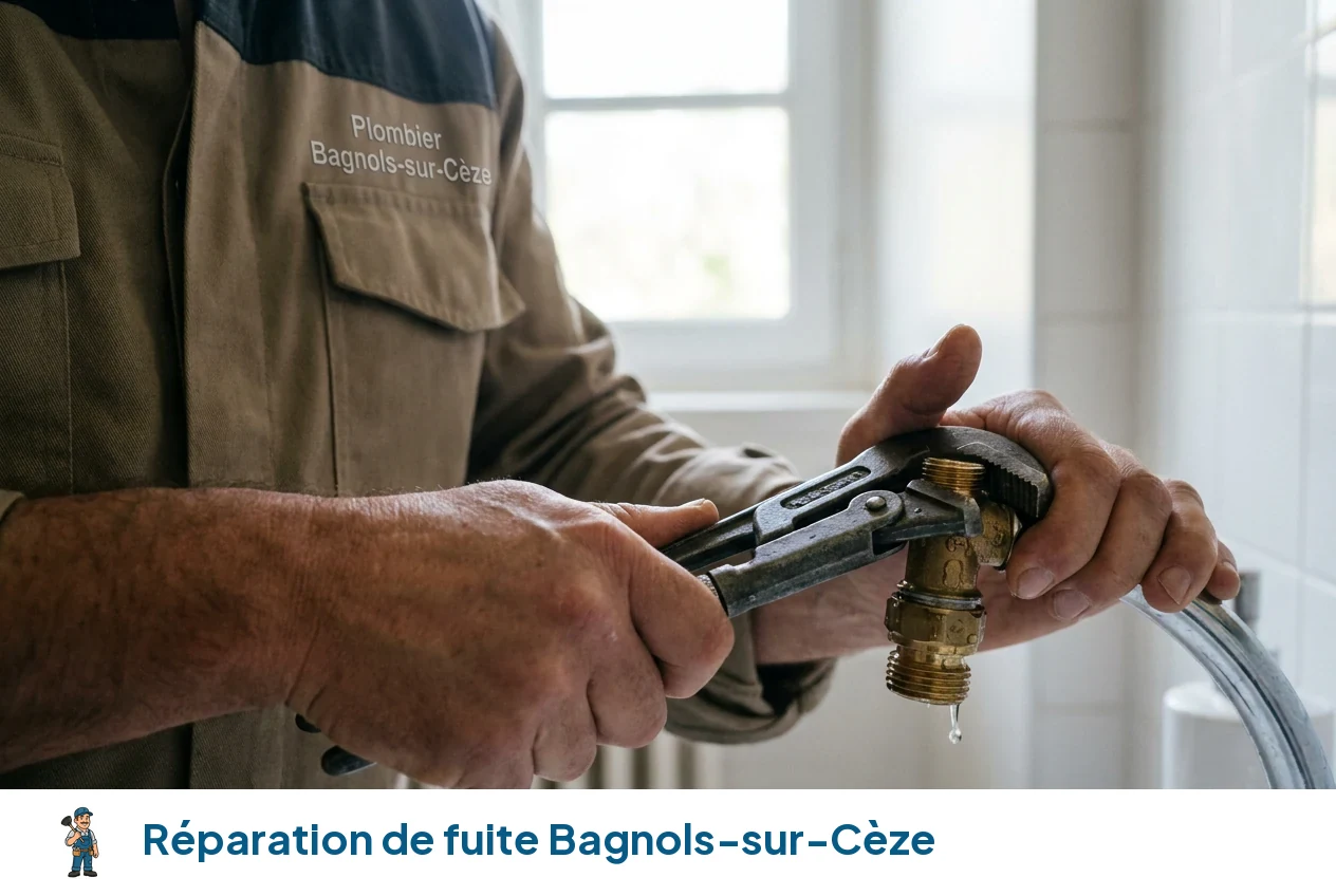Réparation de fuite à Bagnols-sur-Cèze